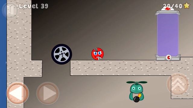 Уровень с порталами! розового шарика девочки Евы! Красный ниндзя и шарик! Red Ball From Flavios