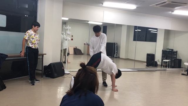 Брейк данс,тренировка