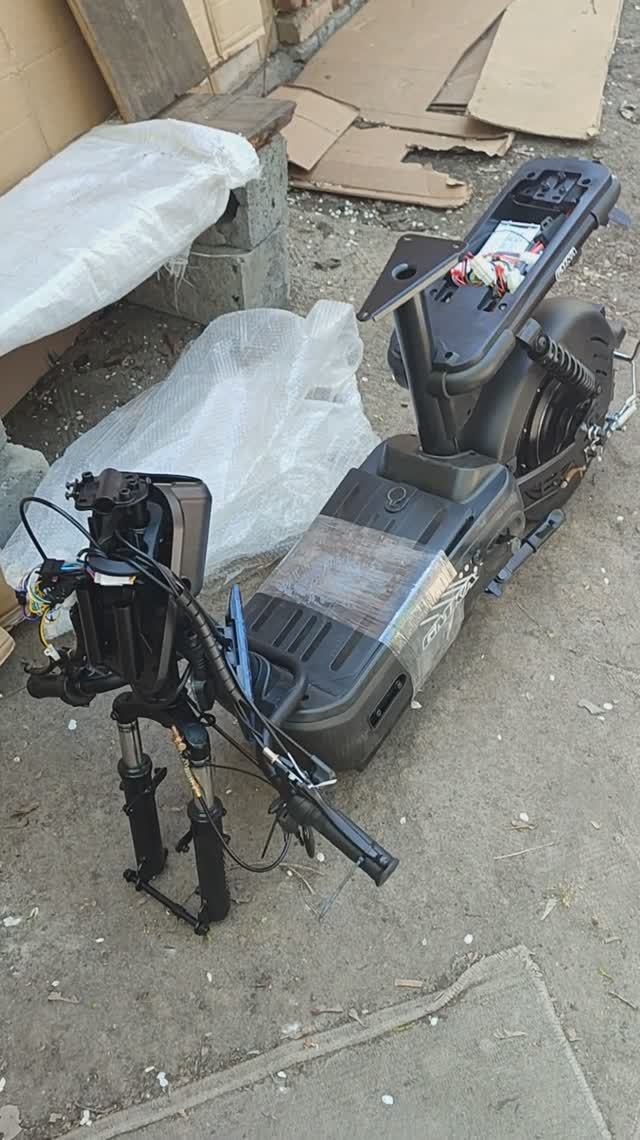 Распаковка электроскутера 500 | весна 2025