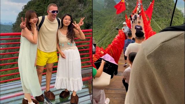 Яншо Гуанси Китай Live  Китай 2023  Yangshuo Guanxi China  Китай на границе в Вьетнамом