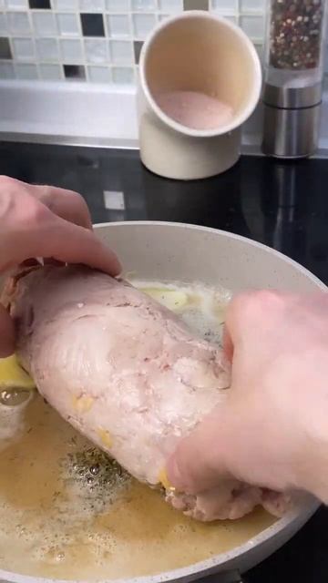 🔥Индейка в рулете👌с оливками, сыром Фета и шпинатом - блюдо для семейного ужина и не только 👌
