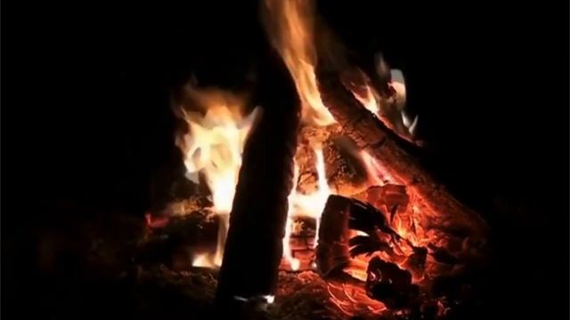 Звук костра для медитаций