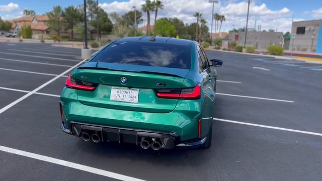 2024 BMW M3 Competition XDrive In Isle Of Man Green Walkaround