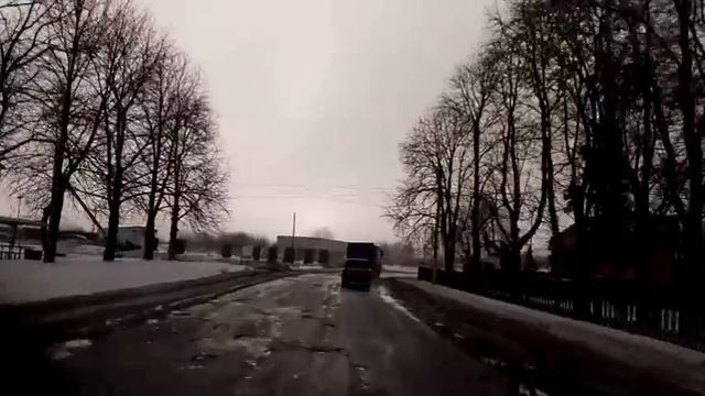 Дороги у Бучачі після снігів та морозів