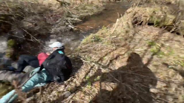 Фееричное падение в реку в походе на Столбы