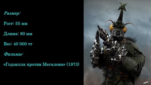 Годзилла и его враги - Мегалон (Megalon)