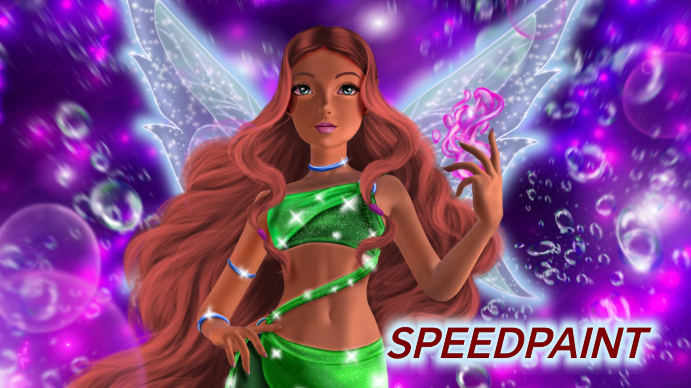 Клуб Винкс - Аиша /Лейла Магия Винкс 🫧 SpeedPaint