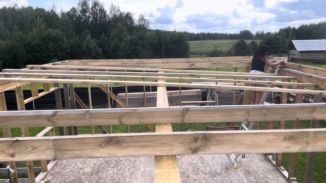 Я САМА СТРОЮ ДОМ. Межэтажное перекрытие в каркасном доме