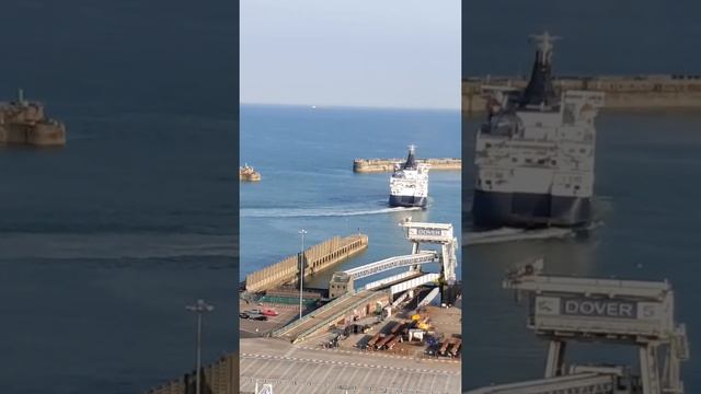 DFDS Ferry Calais Seaways At The Port Of Dover