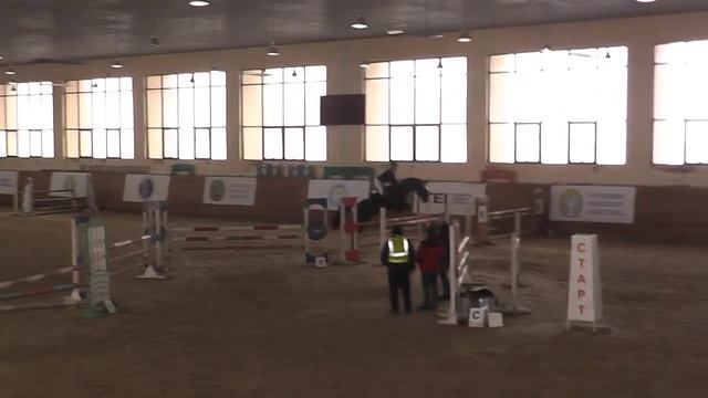 Карпенко Оксана и Пайдахар, 110 см, Чемпионат РК 2022, Алматы, 19-03-2022