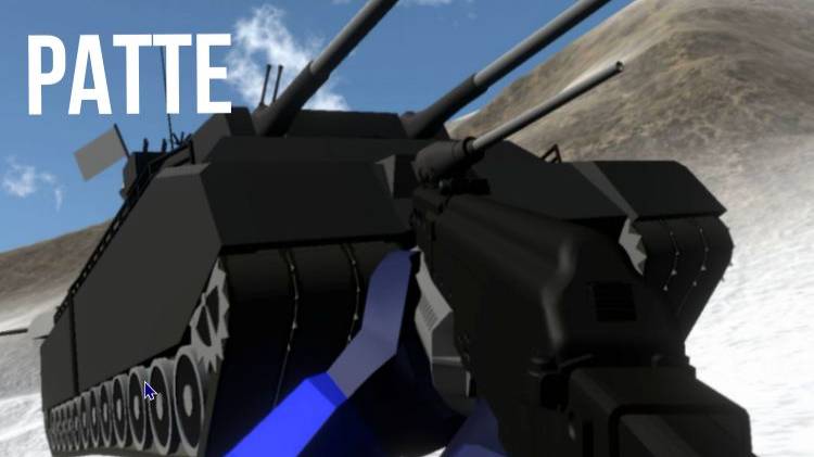 Сверх тяжёлый танк ратте в игре RAVENFIELD