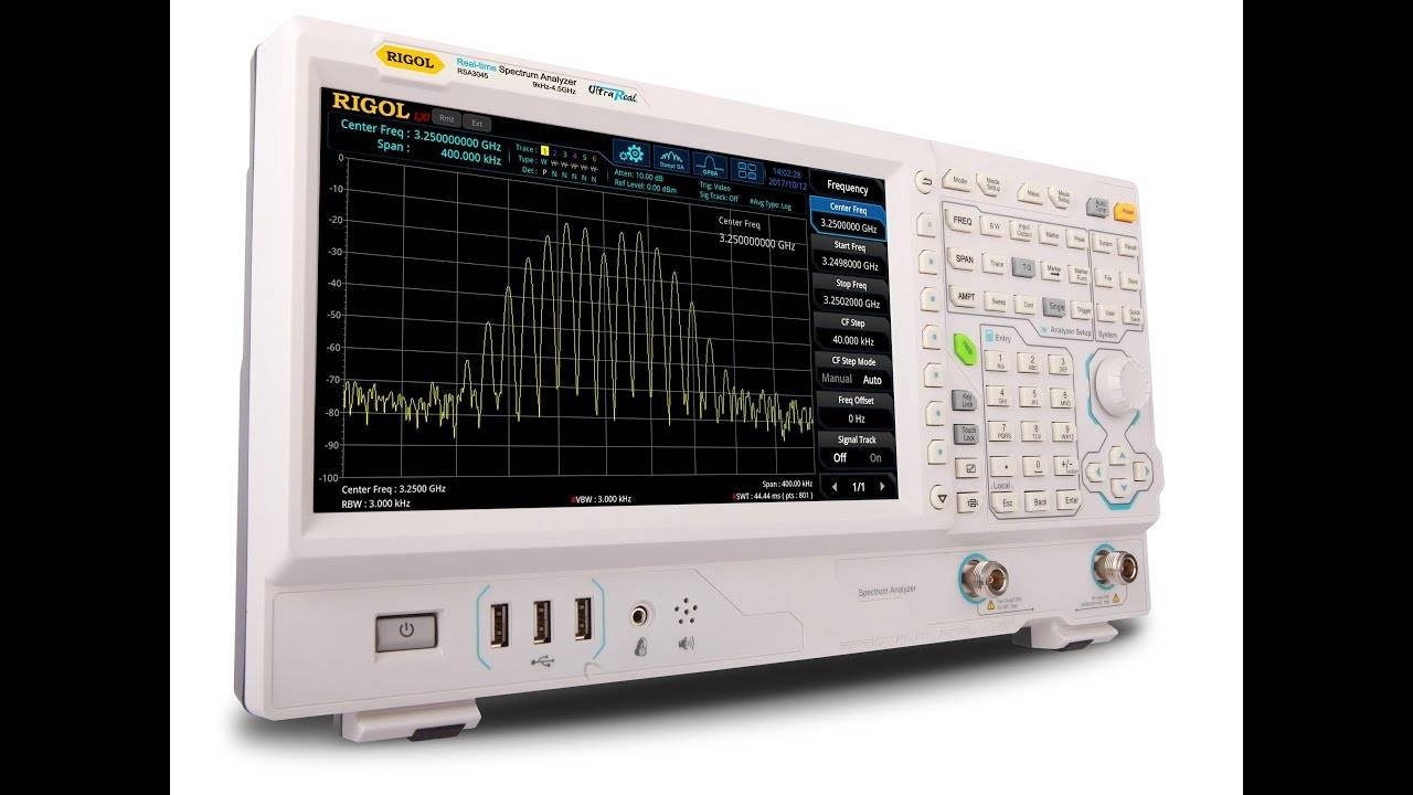 RIGOL's RSA3000 Series Real-Time Spectrum Analyzers