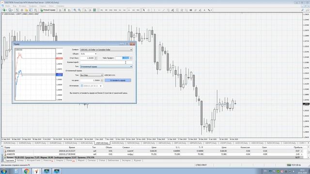 20 01 2020 г  ПОКУПКА USDCAD