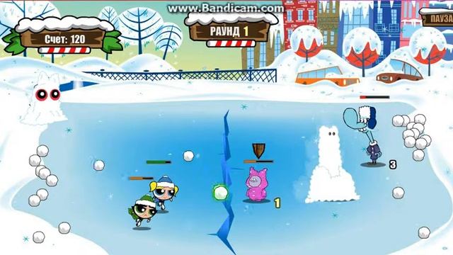 Играю в снежки