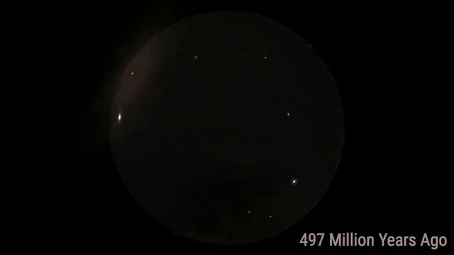 Образование кратеров на Луне за последние миллиард лет.