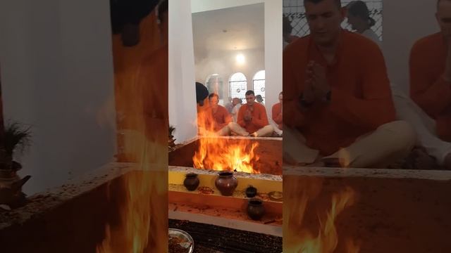 Ягья посвящённая Даттатреи в Харидваре, в Ашраме Пайлота Бабаджи. 30.06.2023 год.