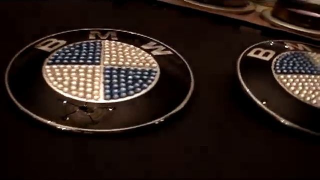 BMW Rear Badge Blue And Clear Crystals SevenCrystal Designs