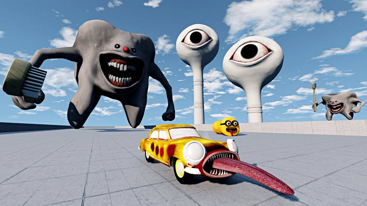 МОНСТРЫ ПРОТИВ МАШИНОК: Миссия по спасению раненого трака! 🚑