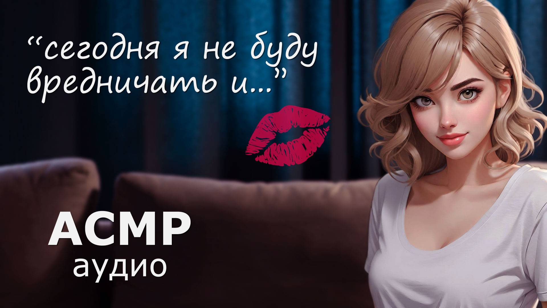 АСМР На коленях у девушки после *** дня 💋 (без расспросов и с поглаживаниями)