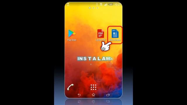 Como Descargar Letor De PDF Y Docx Reader De Word En Nuestros Dispositivos Celulares Android