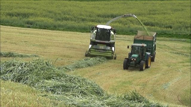 Senáže 2024 Claas Jaguar 840 4x John Deere Zetor Crystal 12145