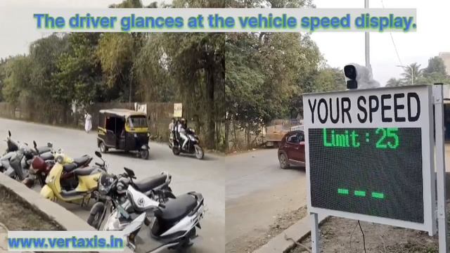 Radar Vehicle Speed Display