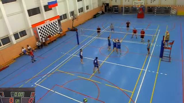 9 тур УИПК-Отрадный 2:0. Первенство Углича по волейболу