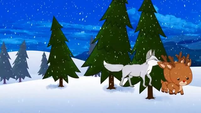 Arctic Fox Teaching Chinese Language Colors Educational Language Video For Kids