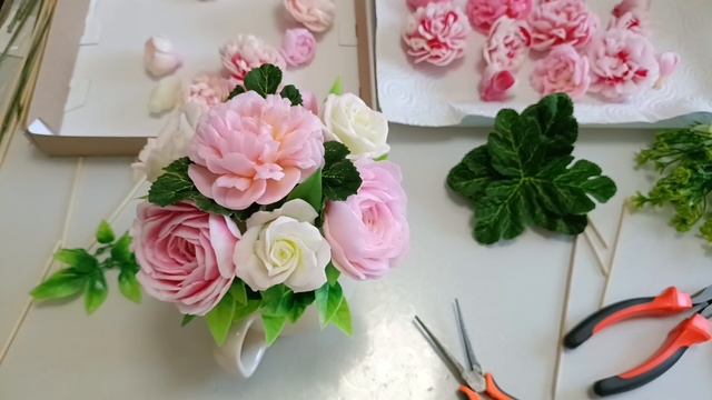 мыловарение/букет в кружке/🤗