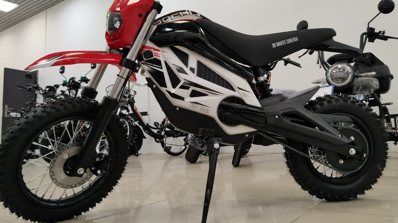 Детский электромотоцикл WHITE SIBERIA SOCHI