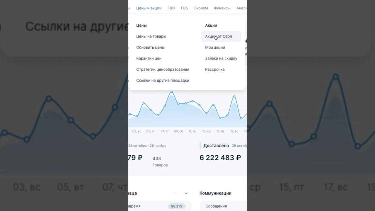 Как настроить и запустить акцию на Озон / Скидки Ozon / Работа в личном кабинете