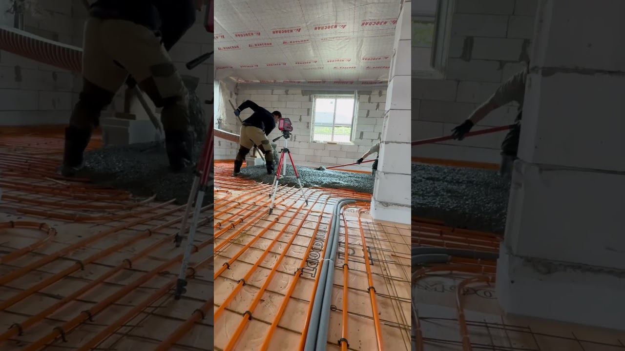 Супер стяжка пола. Шлифованный бетон