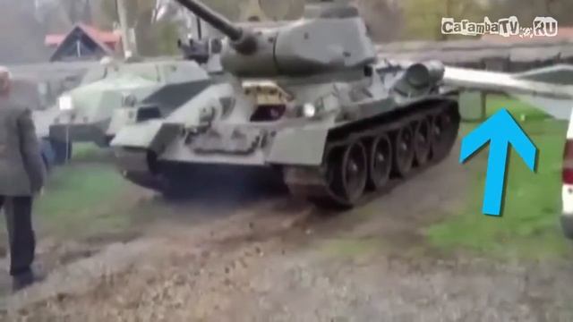 Приколы 100500 - Танк на парковке или Жёсткий боевик Экклюзивный выпуск