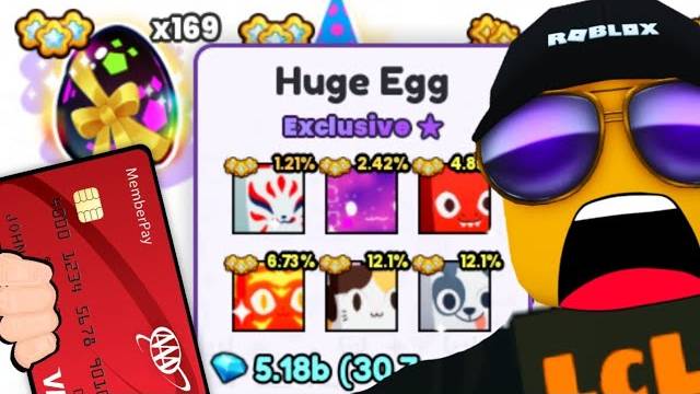 [LcLc] I HATCHED 172 HUGES In Pets GO...