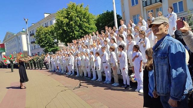 Гимн республики Беларусь/Праздник Герба и Флага республики Беларусь/Площадь Ленина/Город Брест