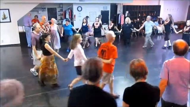 John Filcich 90th Birthday Kolo Dancing At Cafe Aman Taught By John