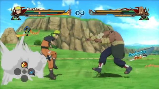 Райкаге против наруто