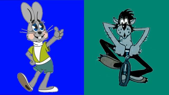 Ну, погоди! Заяц и Волк на хромакее
