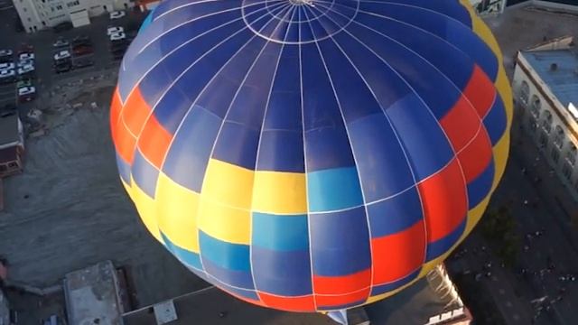 Праздничный Курск с высоты птичьего полета