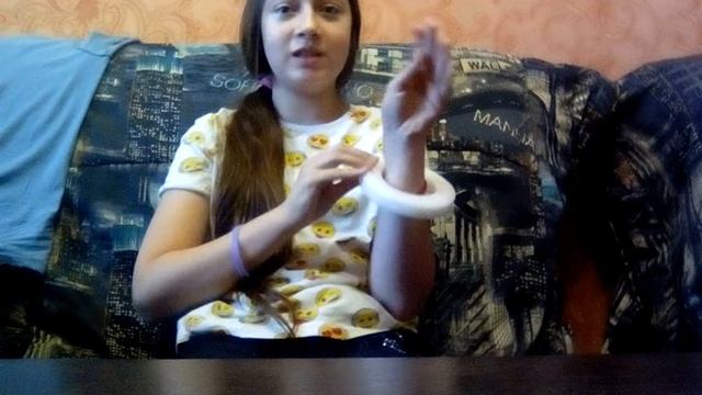 Как сделать браслет пончик и посмотрите описание