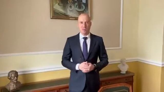 Поздравление с Международным женским днём от и.о. ректора ОГИК Владимира Матвеева!