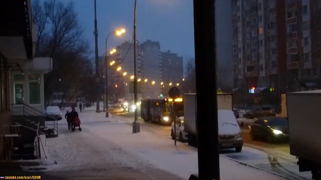 Синий ЛиАЗ 6213 - Москва, 22 марта 2015