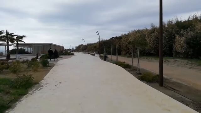 Capaccio Paestum. Прогулка по набережной.