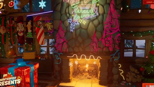 Домик Зимнего Фестиваля 2022 в фортнайт