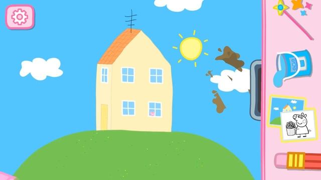 Peppa Pig PAINTBOX Peppa's Paintbox APP СВИНКА ПЕППА ИГРА РАЗУКРАШКА МЕЛИССА ИГРАЕТ В ИГРУ