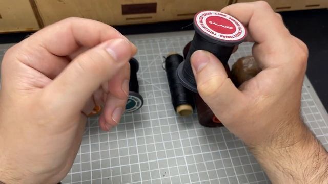 Нитки для виробів зі шкіри. Різновиди та спосіб їх застосування від @pylypenko_taras