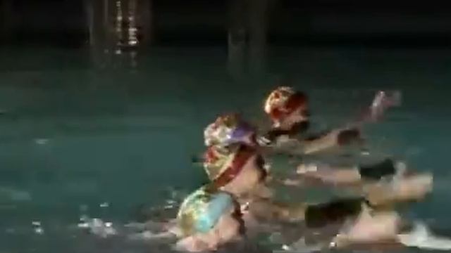 Водный балет, синхронное плавание   румба