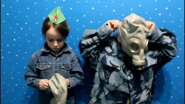 Самое прикольное видео поздравление с 23 февраля. СУПЕР!!! Смотреть до конца! Алина вляпалась в ...
