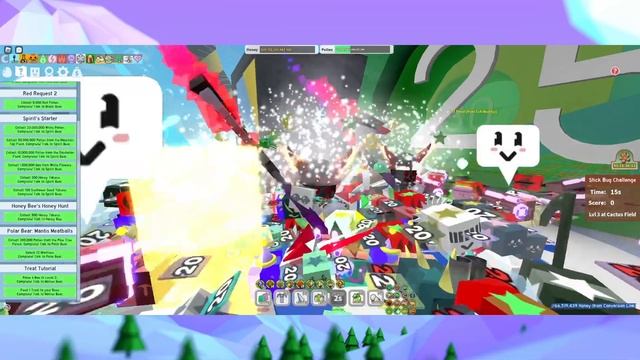 🐝🎄ОНЕТТ РАССКАЗАЛ КАК ЗАПУСТИТ БИСМАС В СИМУЛЯТОРЕ ПЧЕЛОВОДА BEESMAS UPDATE BEE SWARM SIMULATOR BSS