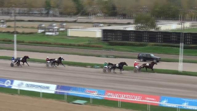 Московский ипподром.Бега.30.09.12. Все финиши дня.